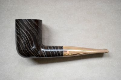 Bog Oak cumberland stem hand cut