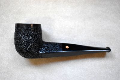 Rusticated ebonite stem